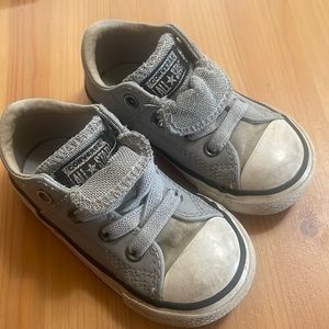 Converse AllStar Gray Baby Sneakers